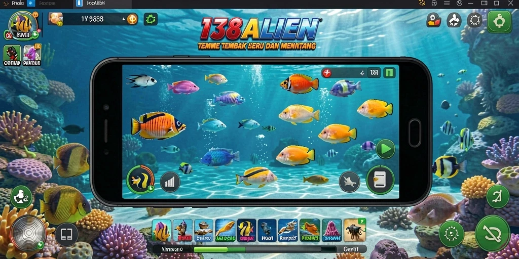 Screenshot gameplay Tembak Ikan 138ALIEN yang menarik dan seru.