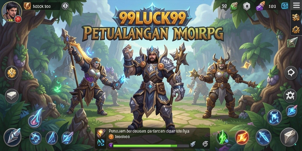 Tampilan gameplay fantastis dalam 99LUCK99 yang memukau.