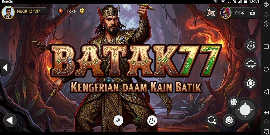 Screenshot gameplay BATIK77 yang menggambarkan suasana horor yang mencekam.