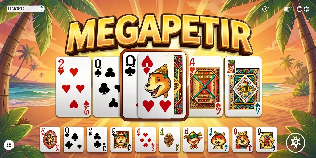 Tampilan gameplay MEGAPETIR yang menarik dan interaktif.