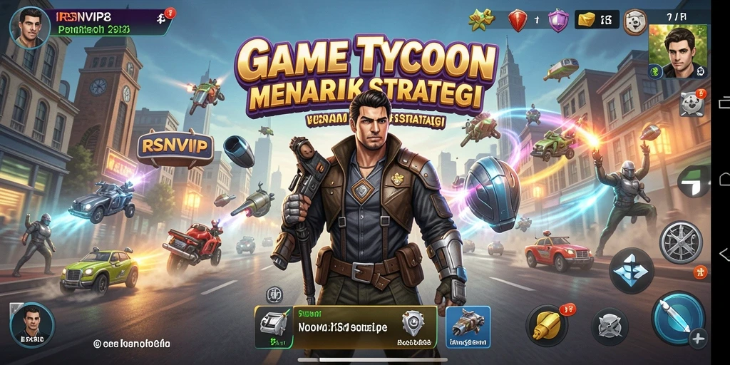 Tampilan gameplay RSNVIP8 yang menarik serta interaktif dalam membangun bisnis.