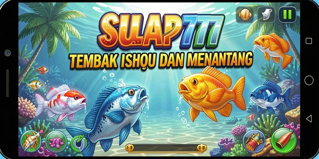 Tangkapan layar menunjukkan aksi seru menembak ikan di SULAP777.