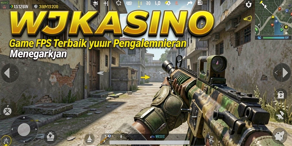 Tampilan menegangkan gameplay FPS WJKASINO yang nyata.