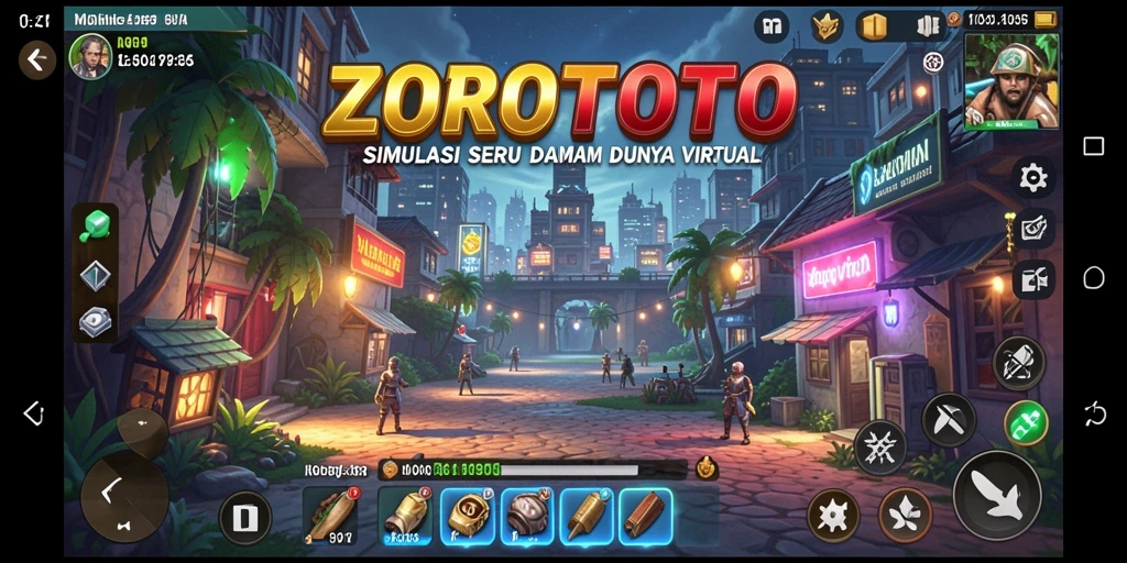 Screenshot utama ZOROTOTO menampilkan gameplay yang menarik dan interaktif.